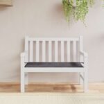 Garden Bench Cushion Anthracite 120x50x4 cm Oxford Fabric