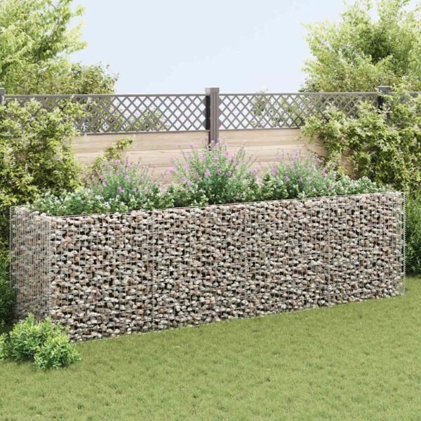 Gabion Raised Bed Steel 360x90x100 cm