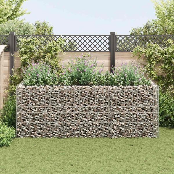 Gabion Raised Bed Steel 270x90x100 cm