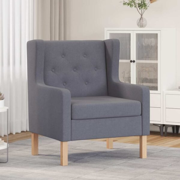 Armchair Grey Fabric