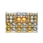 Christmas Balls 100 pcs Silver/Gold
