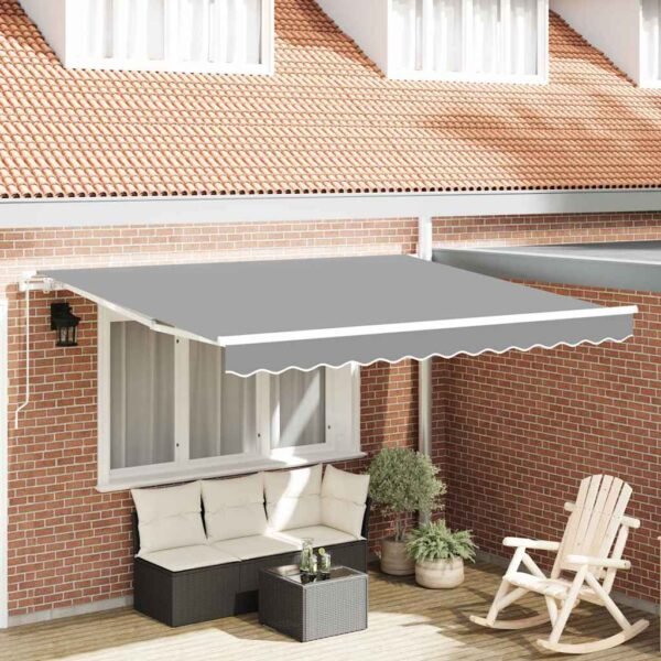 Awning Frame Manual White 300 x 250 cm Aluminium