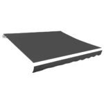 Awning Top Sunshade Canvas Anthracite 4.5x3 m