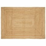Handmade Rug Jute Natural 160x230 cm