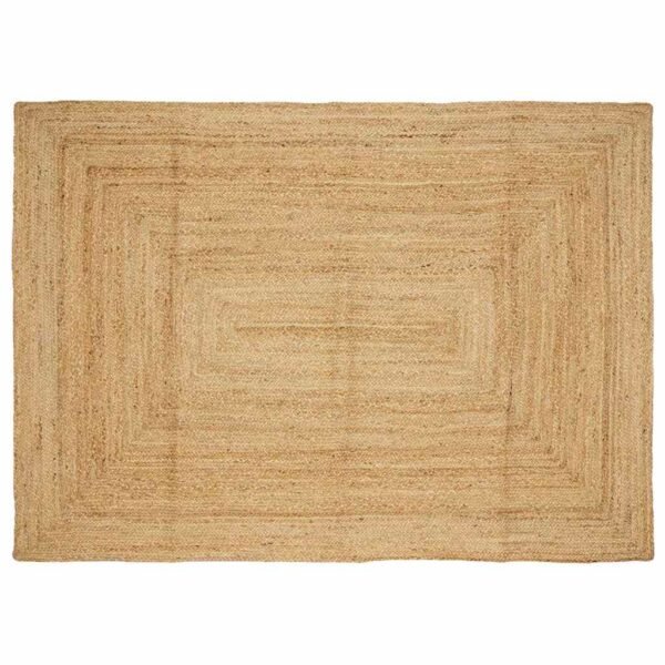 Handmade Rug Jute Natural 160x230 cm