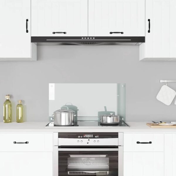 Kitchen Backsplash Transparent 80x40 cm Tempered Glass