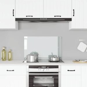 Kitchen Backsplash Transparent 80x50 cm Tempered Glass
