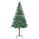 Artificial Christmas Tree with Pinecones 180 cm