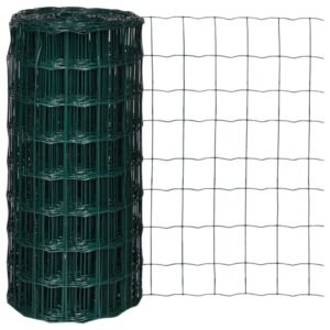Euro Fence Steel 25x0.8 m Green