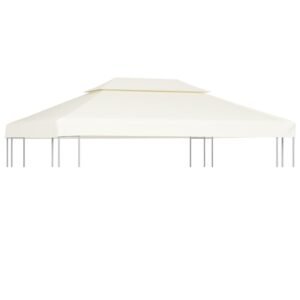 Water-proof Gazebo Cover Canopy 310 g / m²  Cream White 3 x 4 m