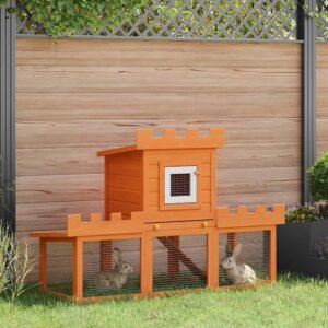 Outdoor Large Rabbit Hutch House Pet Cage Single House