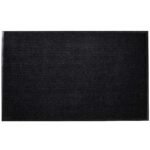 Door Mat Black 90 x 60 cm PVC