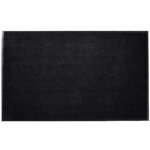 Door Mat Black 90 x 150 cm PVC