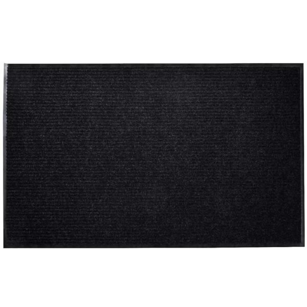 Door Mat Black 90 x 150 cm PVC