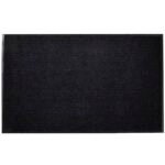Door Mat Black 120 x 180 cm PVC