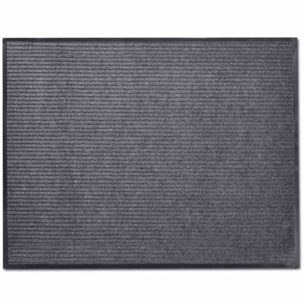 Door Mat Grey 90 x 60 cm PVC