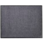 Door Mat Grey 90 x 150 cm PVC