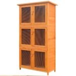 Animal Rabbit Cage 6 Rooms Wood