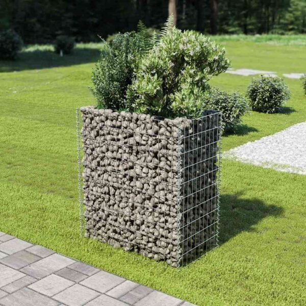 Gabion Raised Bed Galvanised Steel 90x50x100 cm