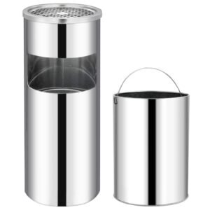 Ashtray Dustbin Hotel 30 L Stainless Steel