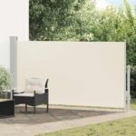 Patio Retractable Side Awning 170x300 cm Cream
