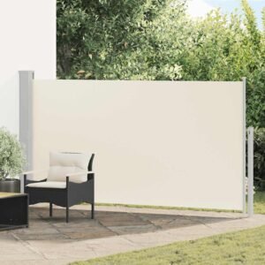 Patio Retractable Side Awning 170x300 cm Cream