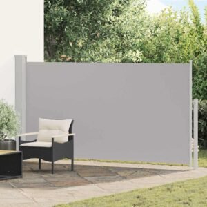 Patio Retractable Side Awning 170x300 cm Grey