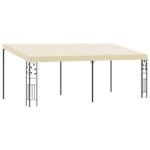 Wall-mounted Gazebo 6x3x2.5 m Cream
