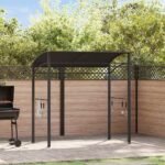BBQ Gazebo 215x150x220 cm Anthracite Steel