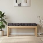 Pallet Floor Cushion Cotton 120x40x7 cm Anthracite