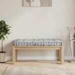 Pallet Floor Cushion Cotton 120x80x10 cm Grey
