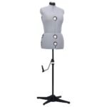 Adjustable Dress Form Female Grey M Size 40-46