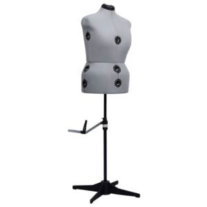 Adjustable Dress Form Female Grey L Size 44-50