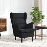 Armchair Black Velvet