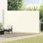 Patio Retractable Side Awning 200x500cm Cream
