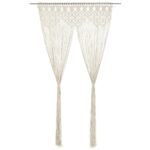 Macrame Curtain 140x240 cm Cotton