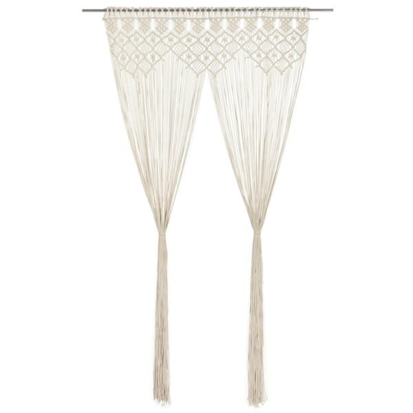 Macrame Curtain 140x240 cm Cotton