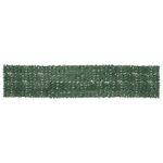 Balcony Screen with Dark Green Leaves 500x100 cm