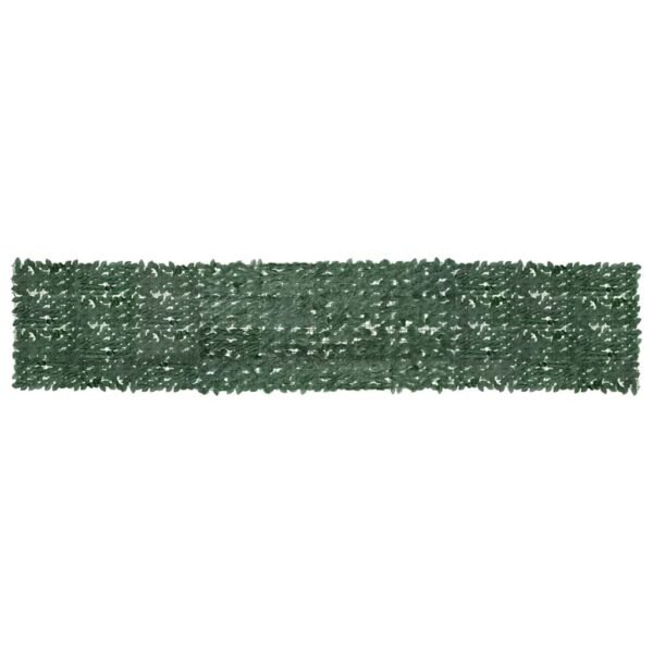 Balcony Screen with Dark Green Leaves 500x100 cm