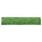 Balcony Screen with Green Leaves 400x75cm