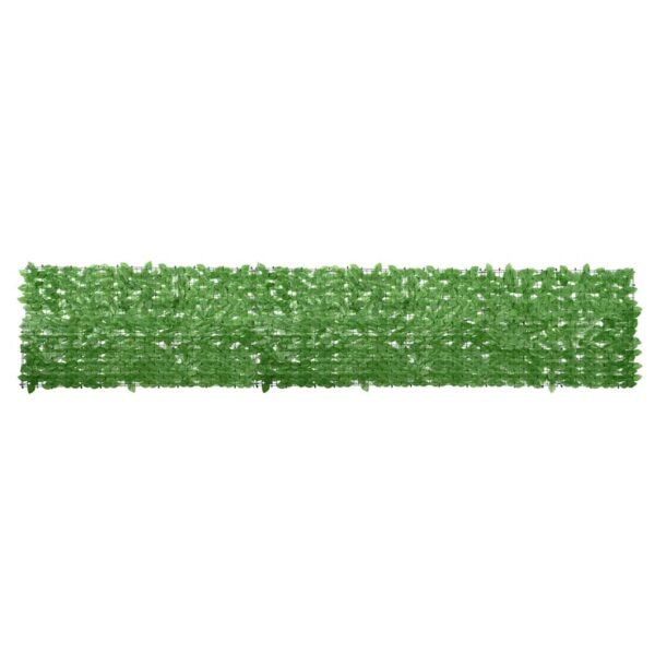 Balcony Screen with Green Leaves 400x75cm