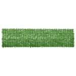 Balcony Screen with Green Leaves 400x100 cm