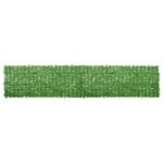 Balcony Screen with Green Leaves 500x100 cm