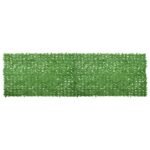 Balcony Screen with Green Leaves 500x150 cm