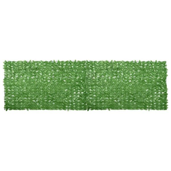 Balcony Screen with Green Leaves 500x150 cm
