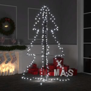 Christmas Cone Tree 200 LEDs Indoor and Outdoor 98x150 cm