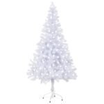 Artificial Pre-lit Christmas Tree with Stand 120 cm 230 Branches