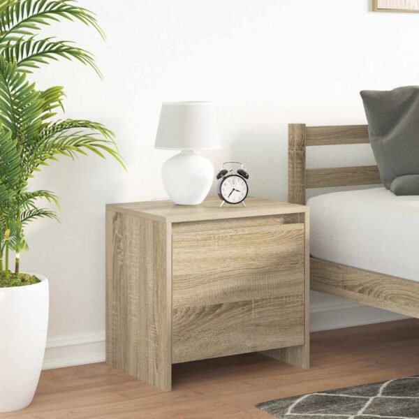 Bedside Cabinet Sonoma Oak 45x34x44.5 cm Engineered Wood
