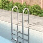 Pool Ladder 54x38x158 cm 304 Stainless Steel
