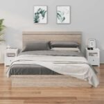 Bedside Cabinets 2 pcs White 40x35x49 cm Solid Wood Pine